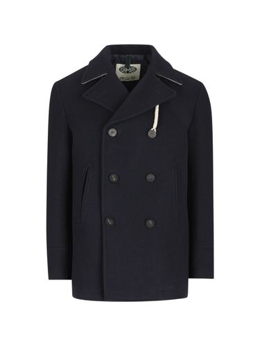 Double-Breasted Notch-Lapel Peacoat - CAMPLIN - Modalova