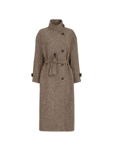 Brunello Cucinelli Wool Long Coat - Brunello Cucinelli - Modalova