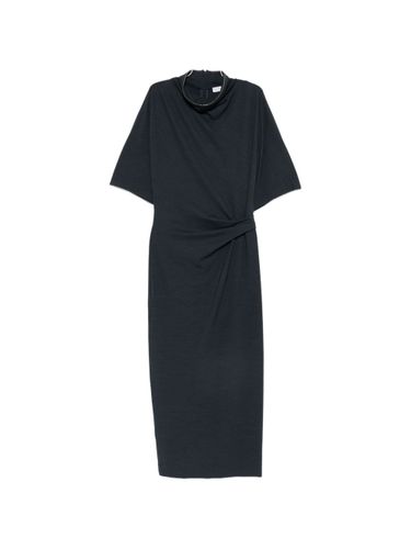 Wool Blend Long Dress - Brunello Cucinelli - Modalova