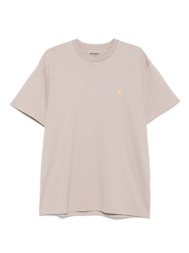Carhartt WIP Logo Cotton T-Shirt - Carhartt WIP - Modalova