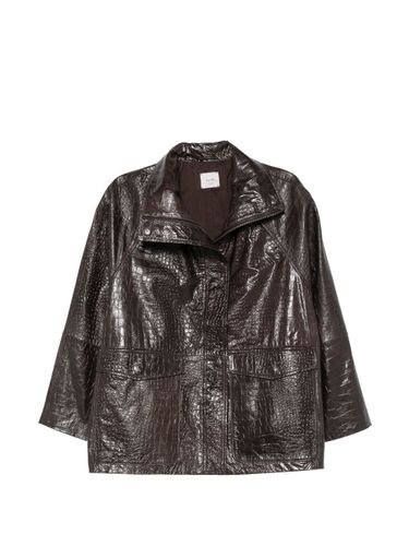 Alysi Alysi Leather Caban Jacket - Alysi - Modalova