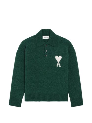 Ami Paris Ami De Coeur Polo Shirt - Ami Paris - Modalova