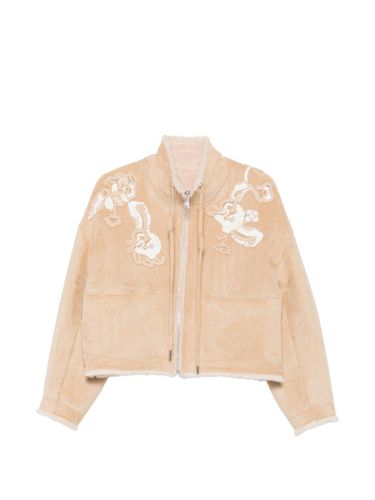 ERMANNO Embroidered Blouson Jacket - ERMANNO - Modalova