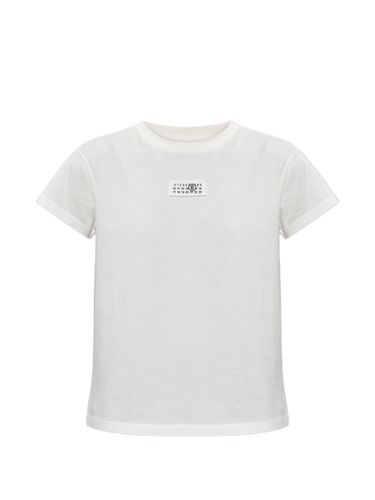 Logo Cotton T-Shirt - MM6 Maison Margiela - Modalova