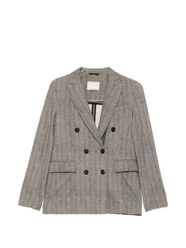 Cotton Double-Breasted Jacket - Circolo 1901 - Modalova