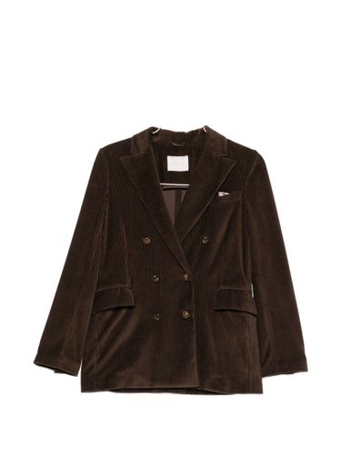 Cotton Double-Breasted Jacket - Circolo 1901 - Modalova