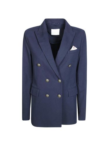 Cotton Double-Breasted Jacket - Circolo 1901 - Modalova