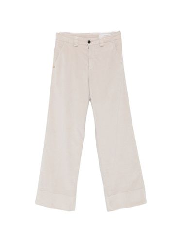 WHITE SAND Cotton Trousers - WHITE SAND - Modalova