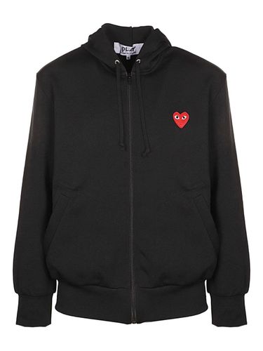 Cotton Zipped Hoodie - COMME DES GARÇONS PLAY - Modalova