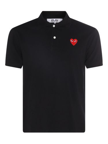 Cotton Polo Shirt - COMME DES GARÇONS PLAY - Modalova