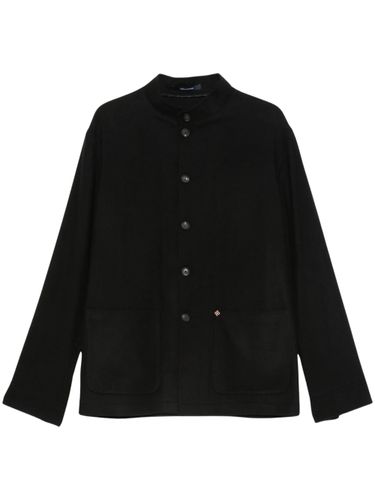 Mandarin-Collar Button-Fastening Blazer - Tagliatore - Modalova
