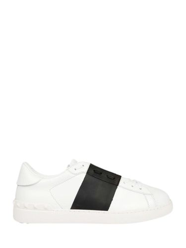 Open Leather Sneakers - Valentino Garavani - Modalova