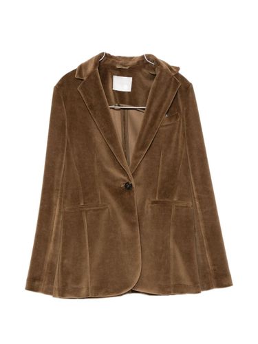 Velvet Single-Breasted Jacket - Circolo 1901 - Modalova