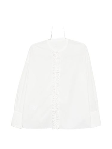 Ruffled Cotton Blouse - SUSANNE BOMMER - Modalova