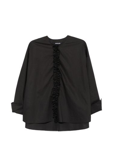 Ruffled Cotton Blouse - SUSANNE BOMMER - Modalova