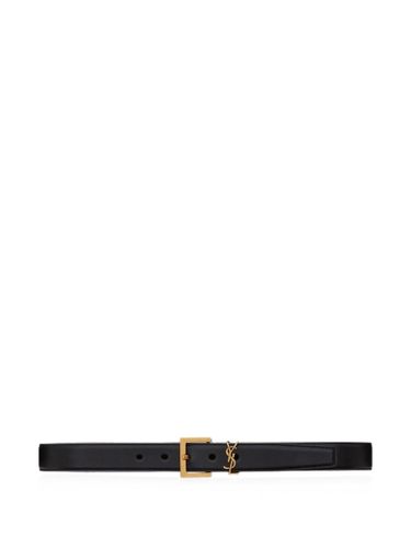 Saint Laurent Belt With Logo - Saint Laurent - Modalova