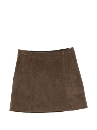DUNST Suede Effect Mini Skirt - DUNST - Modalova