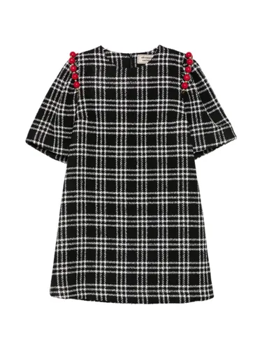 Checked Short Dress - ALESSANDRO ENRIQUEZ - Modalova