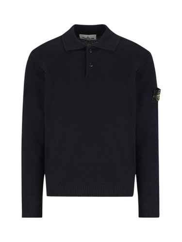 Stone Island Logo Sweater - Stone Island - Modalova