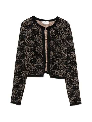 Crewneck Cardigan - Elisabetta Franchi - Modalova