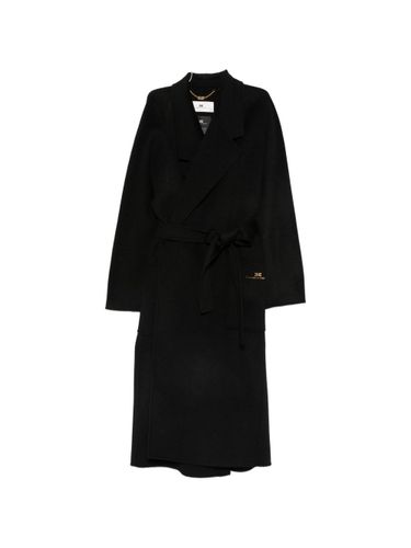 Elisabetta Franchi Wool Long Coat - Elisabetta Franchi - Modalova