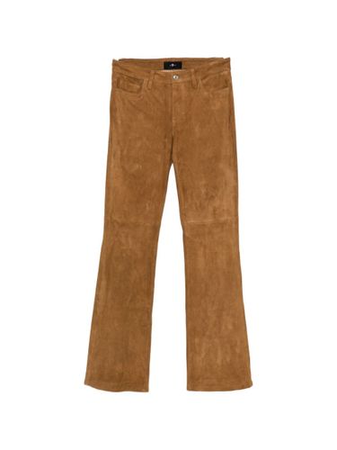Suede Leather Trousers - 7 FOR ALL MANKIND - Modalova
