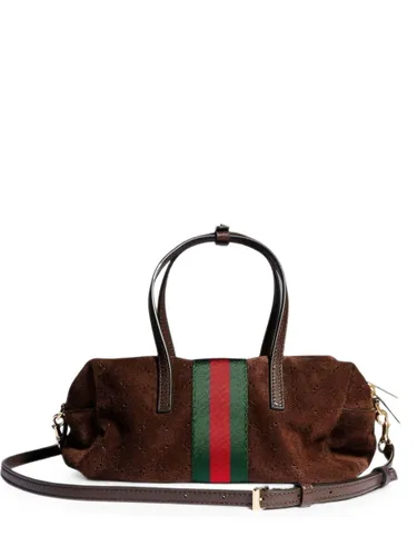 Web Detail Suede Leather Mini Bag - Gucci - Modalova
