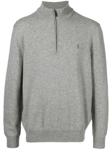 Half Zip Sweater With Logo - POLO RALPH LAUREN - Modalova