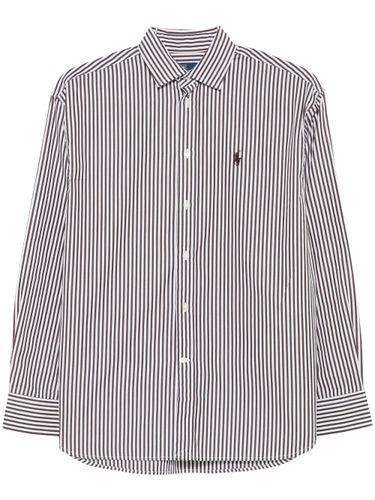 Striped Embroidered-Logo Shirt - POLO RALPH LAUREN - Modalova