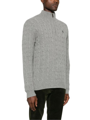 Half Zip Sweater With Logo - POLO RALPH LAUREN - Modalova