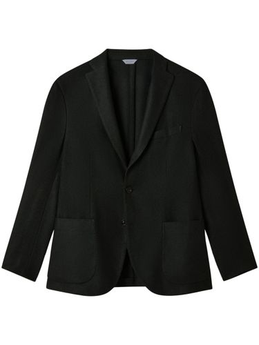 Garment Dyed Wool Herringbone K-Jacket - Boglioli - Modalova