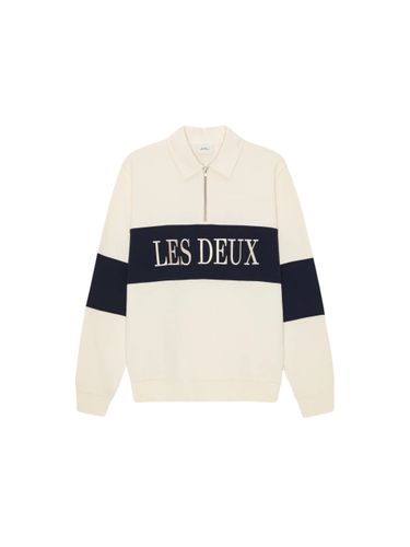 LES DEUX Zipper Rugby Sweatshirt - LES DEUX - Modalova