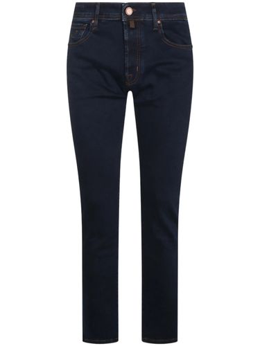 Logo-Patch Slim-Fit Jeans - Jacob Cohen - Modalova