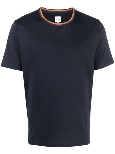 Artist Stripe' Collar Cotton T-Shirt - Paul Smith - Modalova