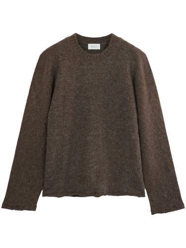 Alpaca Blend Crew Neck With Raw Cut - DIANA STUDIO - Modalova