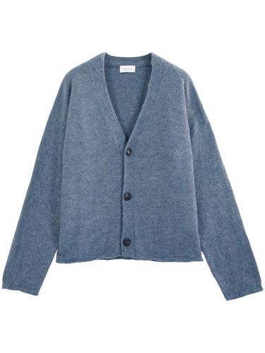 Alpaca Blend Cardigan With Raw Cut Edges - DIANA STUDIO - Modalova