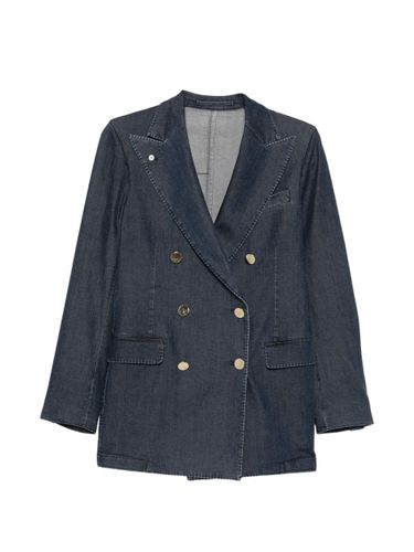 Denim Double-Breasted Jacket - L.B.M. 1911 - Modalova