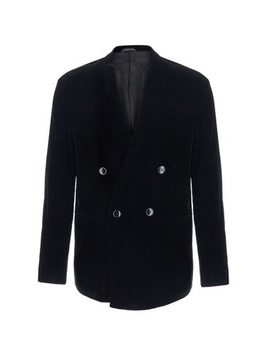 Double-Breasted Blazer Jacket - Giorgio Armani - Modalova