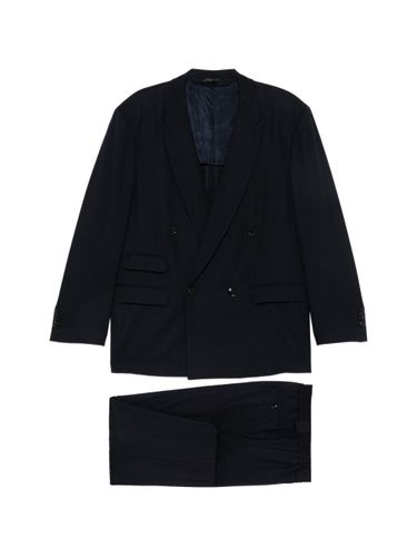 Wool Double-Breasted Suit - Giorgio Armani - Modalova