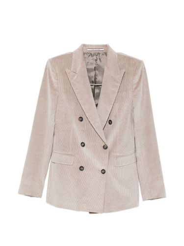 Cotton And Cashmere Double-Breasted Suit - Tagliatore - Modalova