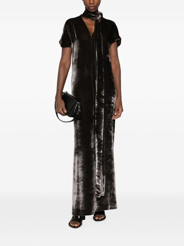 Cortana Iris Velvet Long Dress - Cortana - Modalova