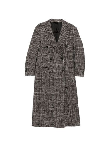 Wool Long Double-Breasted Coat - Tagliatore - Modalova