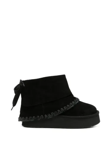 Mou Platform Wool Boots - Mou - Modalova
