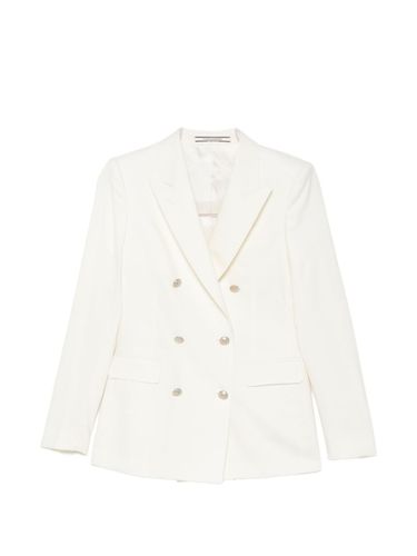 Wool Blend Double-Breasted Suit - Tagliatore - Modalova