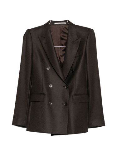 Wool Double-Breasted Jacket By - Tagliatore - Modalova