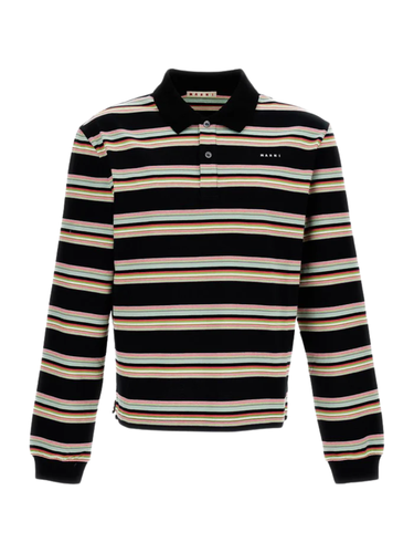 Marni Striped Polo Shirt - Marni - Modalova