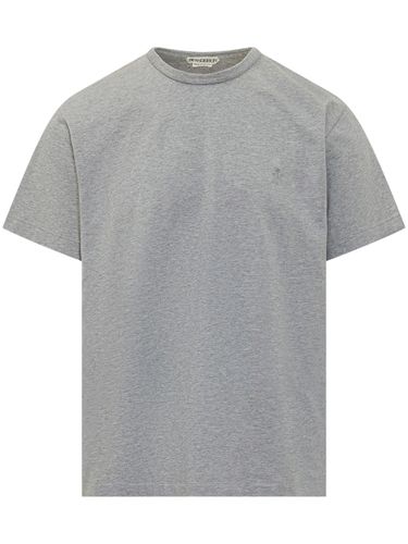 Crew-Neck T-Shirt With Embroidered Logo - JW ANDERSON - Modalova