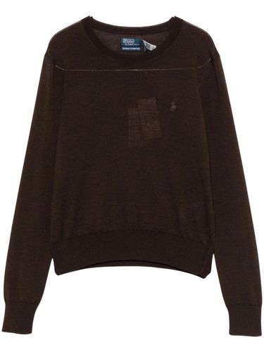 Sweater With Embroidered Logo - POLO RALPH LAUREN - Modalova