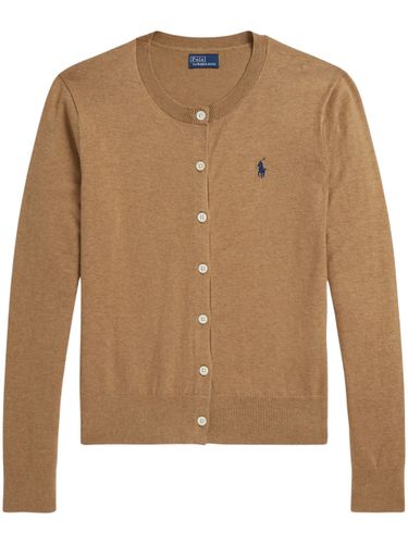 Stretch Cotton-Blend Crewneck Cardigan - POLO RALPH LAUREN - Modalova