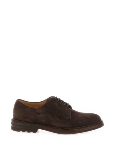 Leather Derby Shoes - Brunello Cucinelli - Modalova